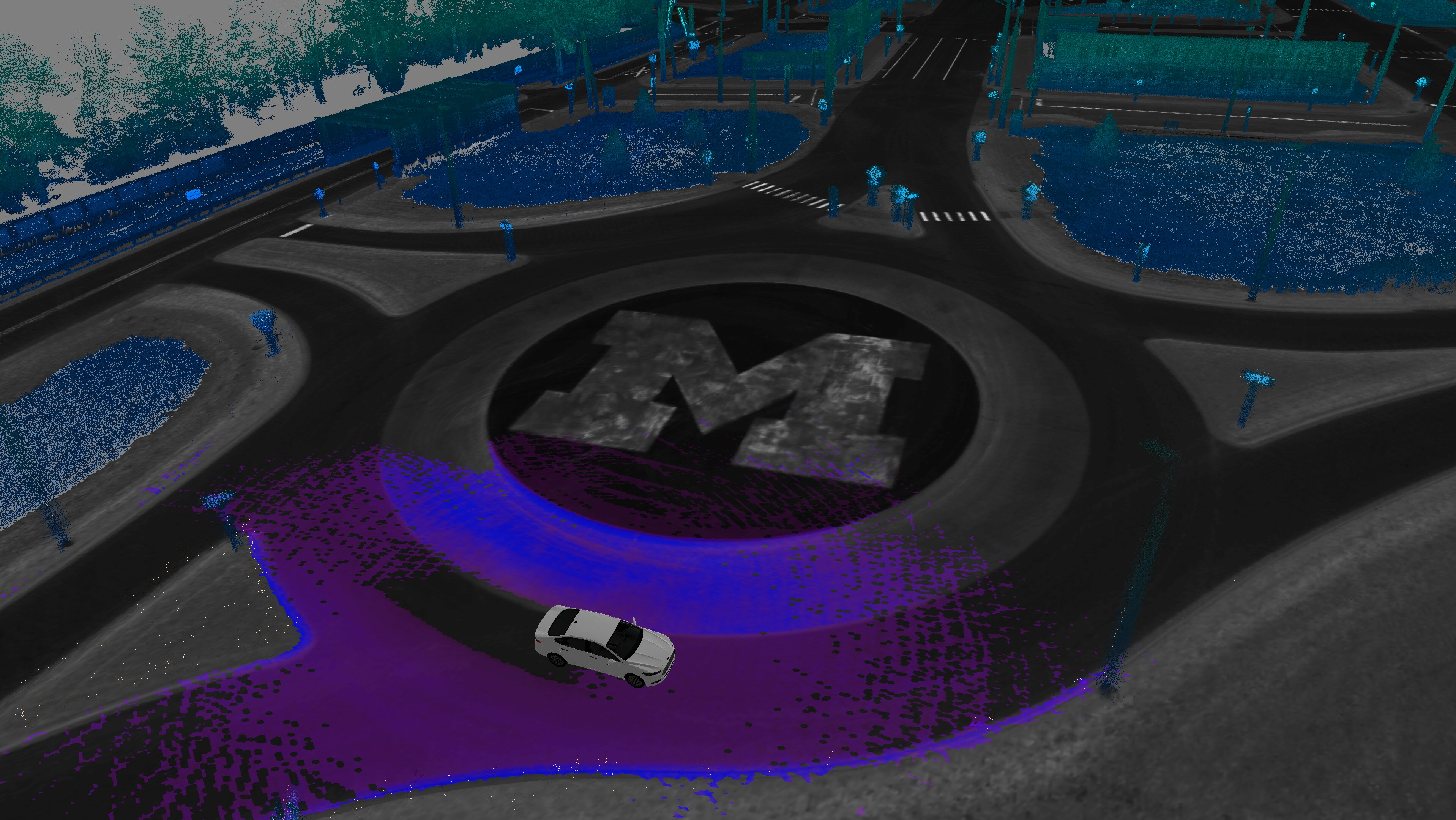 Fusion Hybrid Research Vehicle 3D Map